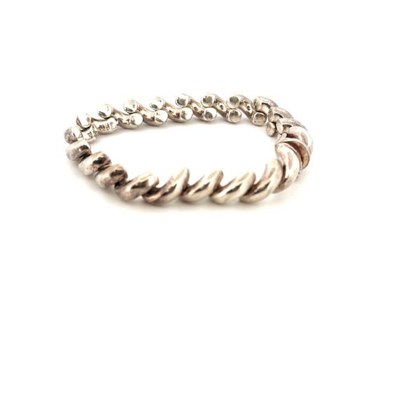 925 Sterling silver beautiful made in Italy large bracelet - Picture 6 of 9